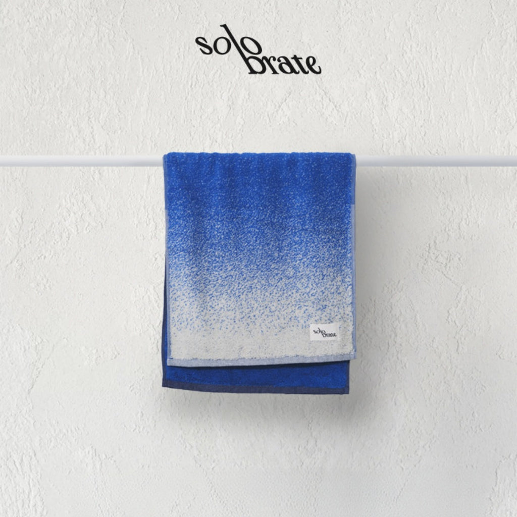 100% Cotton Gradient Face Towel - Blue
