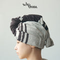 100% Cotton Hair Drying Towel Wrap