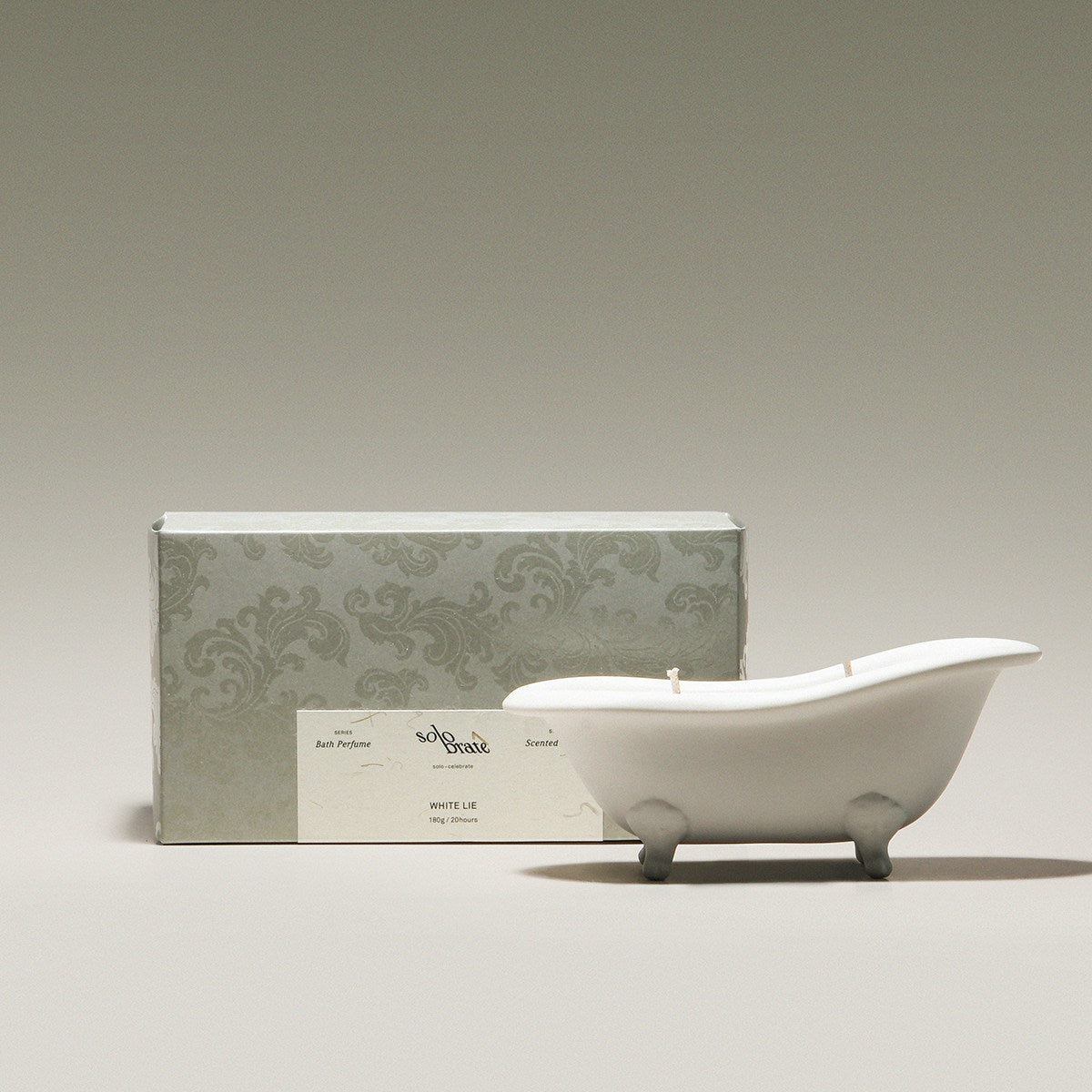 Ceramic Bathtub Scented Candle