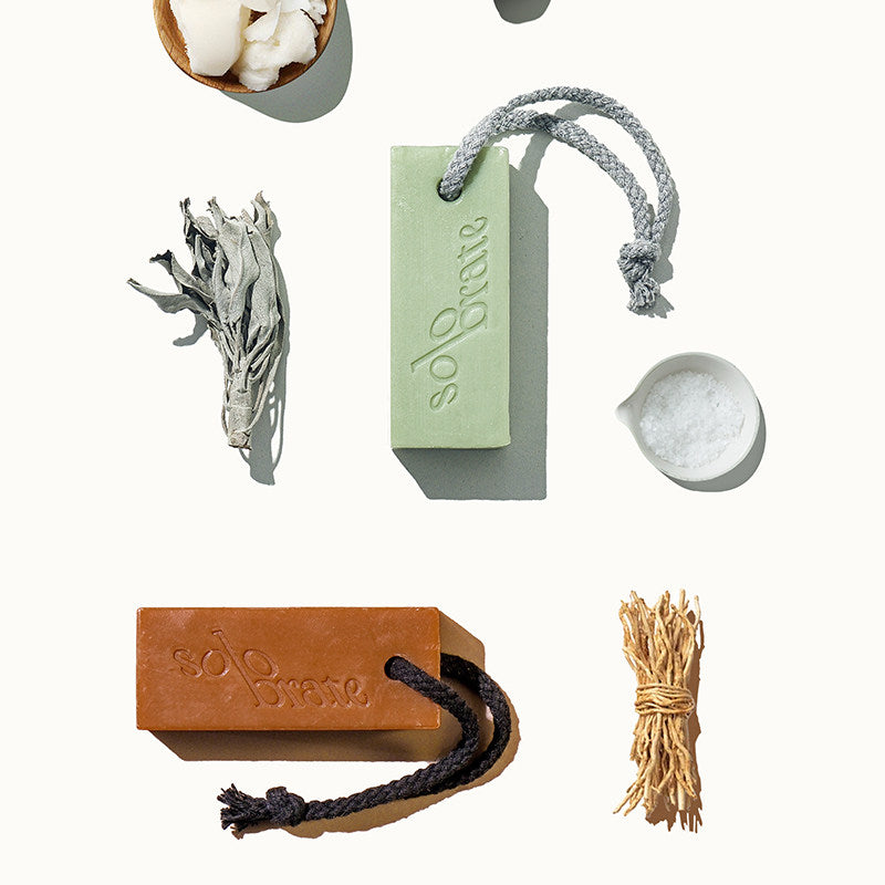 Botanical Sea Salt & Sage Cleansing Bar - Sea Breeze