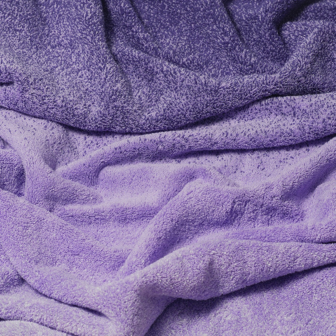 Luxury Pink & Black Gradient 100% Cotton Bath Towel - Purple