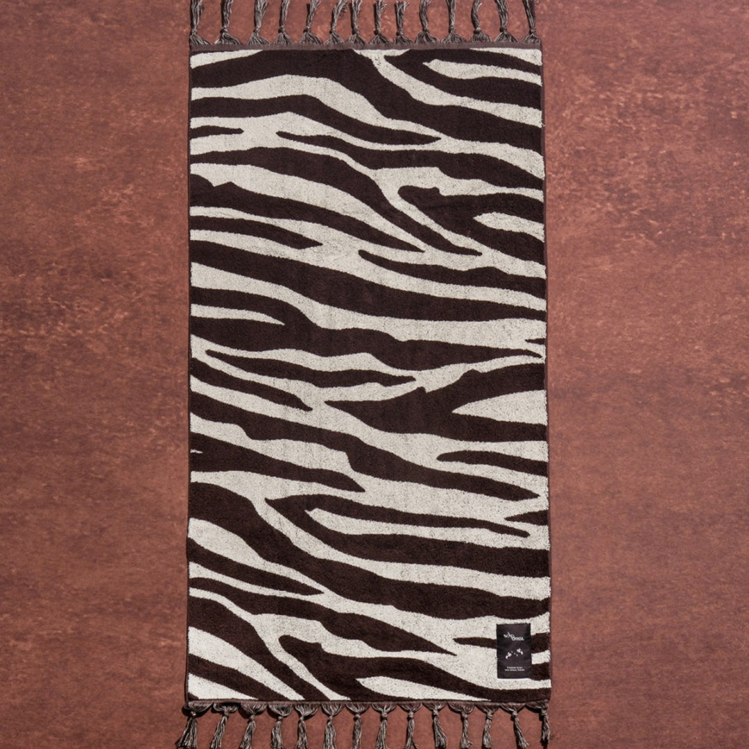 Cotton Zebra Bath Towel