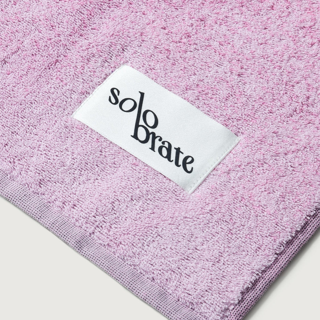 Luxury Pink & Black Gradient 100% Cotton Bath Towel