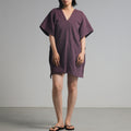 Wearable Cotton Bath Wrap - Purple