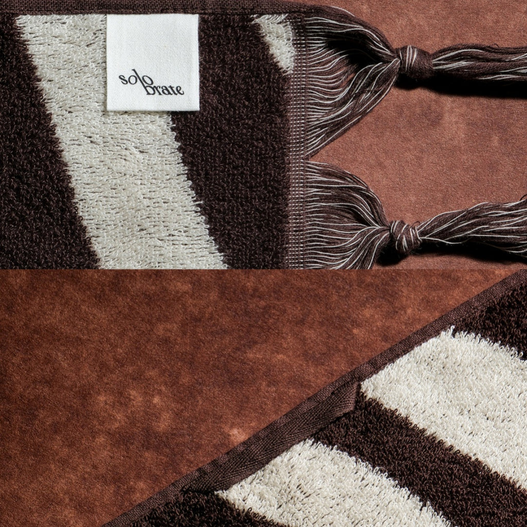 Cotton Zebra Bath Towel
