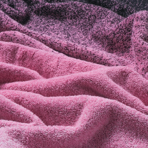100% Cotton Gradient Face Towel - Pink and Black