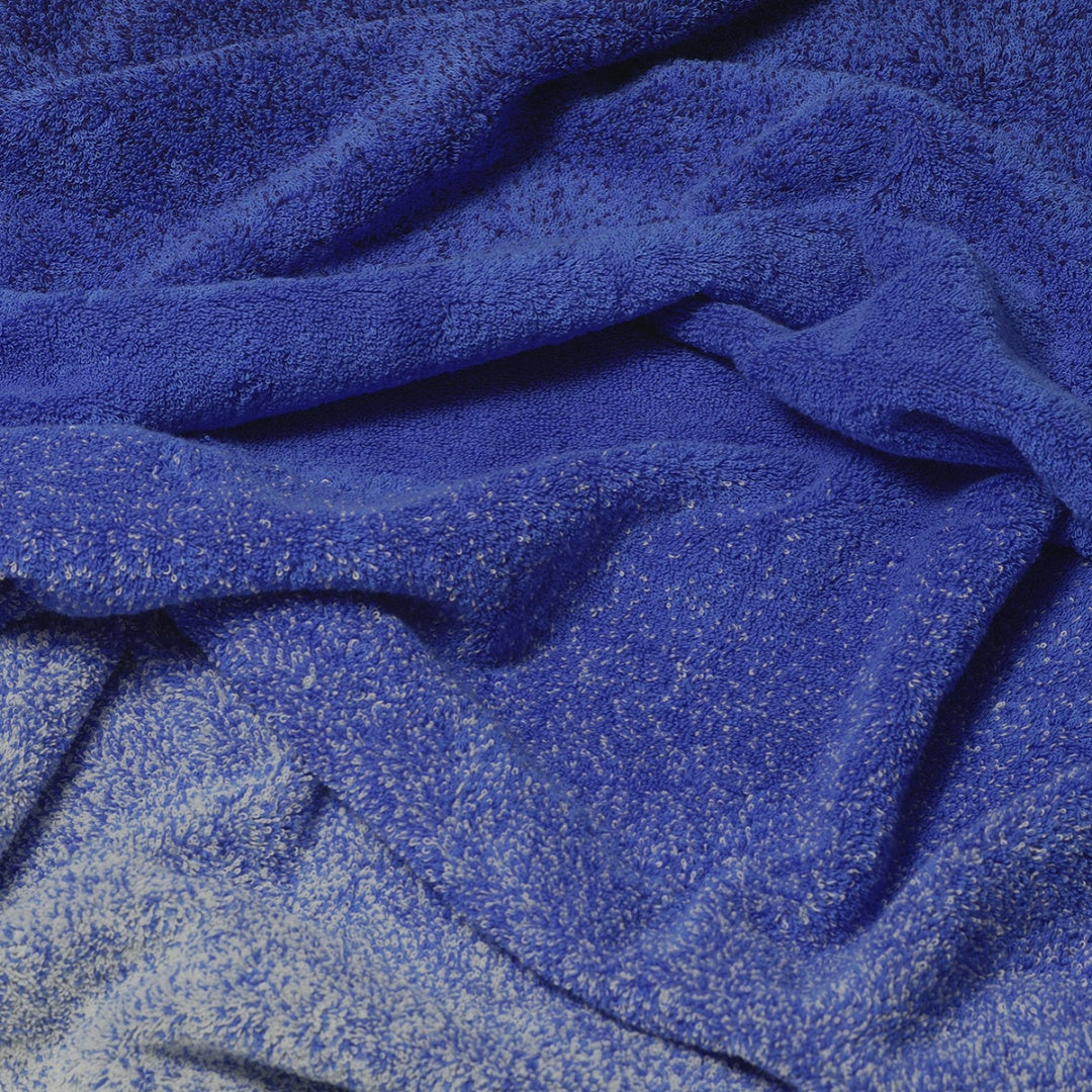Luxury Pink & Black Gradient 100% Cotton Bath Towel - Blue