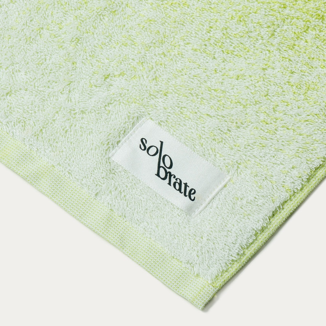 Luxury Pink & Black Gradient 100% Cotton Bath Towel - Green