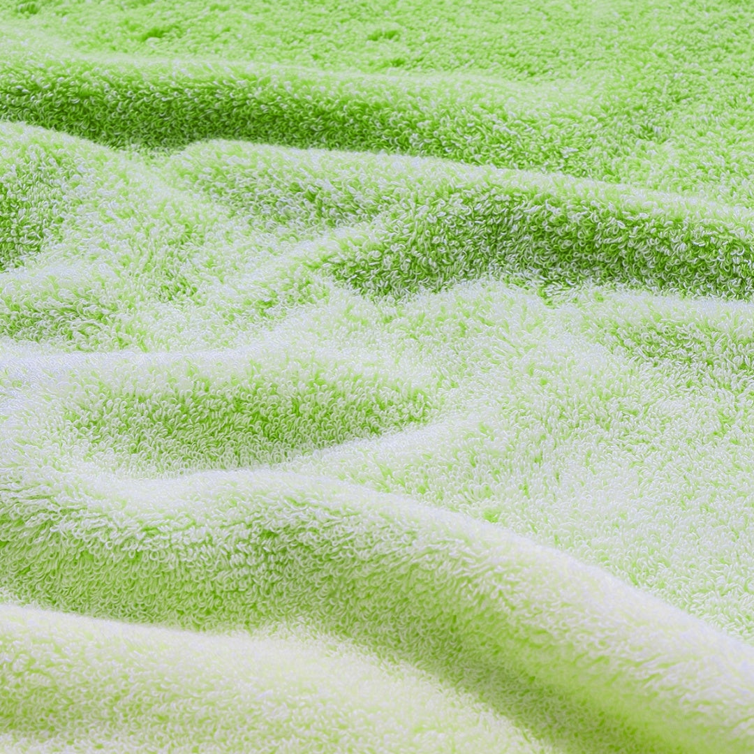 100% Cotton Gradient Face Towel - Green
