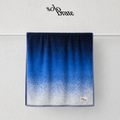 Luxury Pink & Black Gradient 100% Cotton Bath Towel - Blue