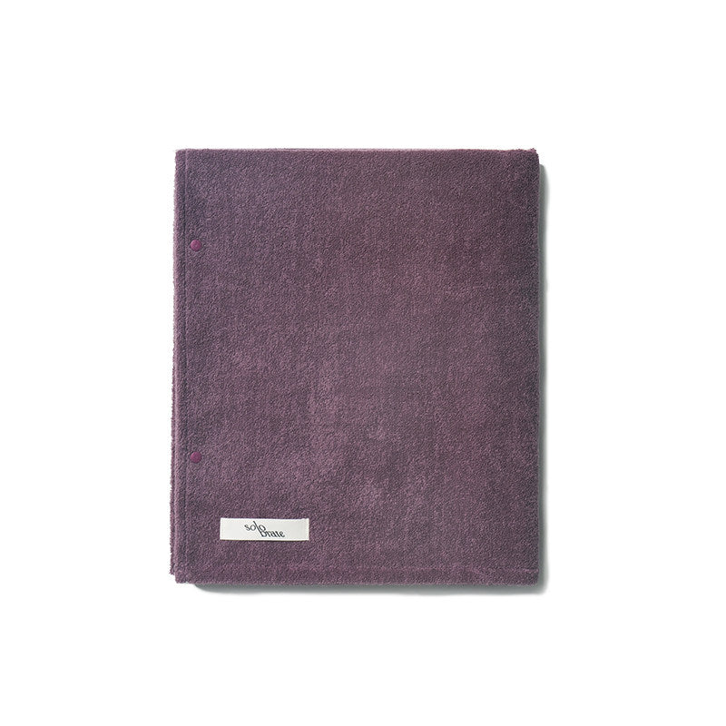 Wearable Cotton Bath Wrap - Purple