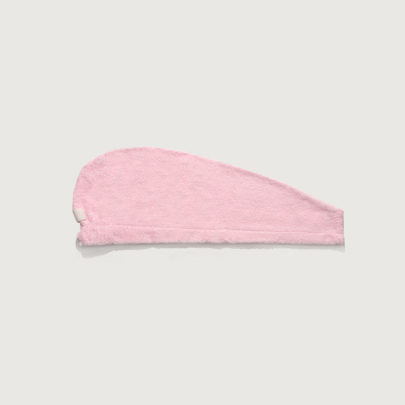 Solid Color Cotton Hair Towel Wrap - Purple