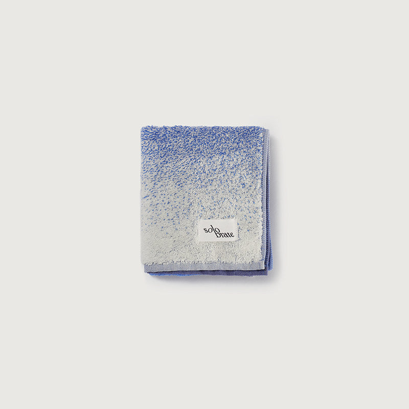 100% Cotton Gradient Face Towel - Blue