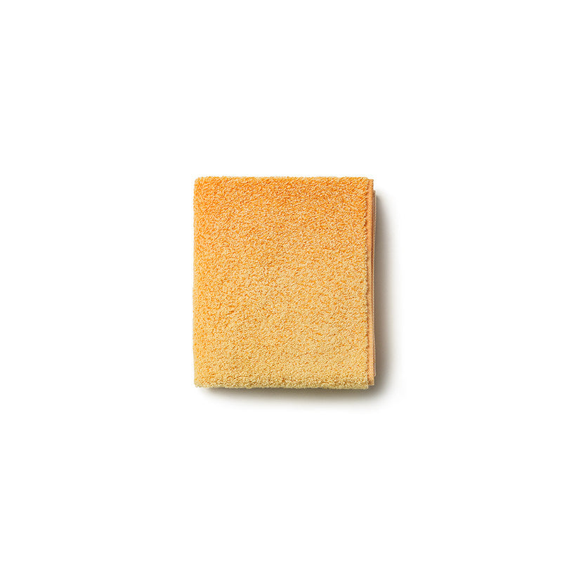 100% Cotton Gradient Face Towel - Orange