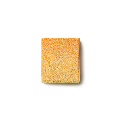 100% Cotton Gradient Face Towel - Orange